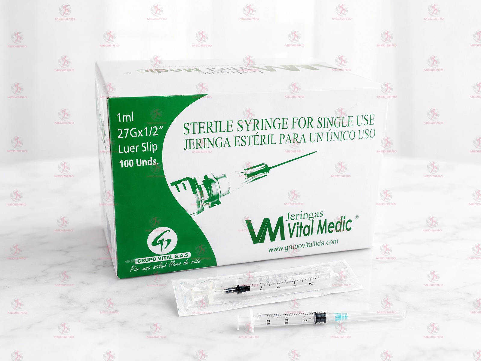 Jeringa estéril 1 ml — Vital Medic